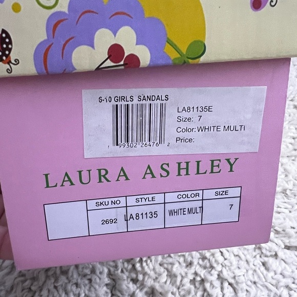 LAURA ASHLEY LITTLE GIRLS SIZE 7 SANDAL NIB - Picture 4 of 9